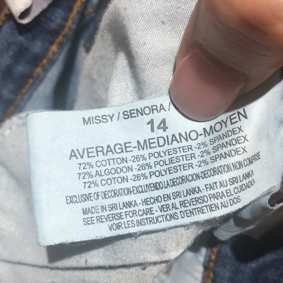 EUC Gloria Vanderbilt Amanda Jeans Size 14 - Picture 5 of 5